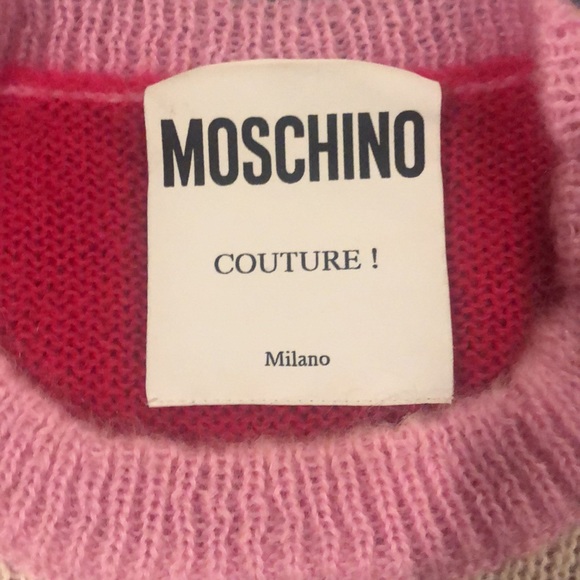MOSCHINO couture designer sweater-STATEMENT PIECE - Picture 8 of 10